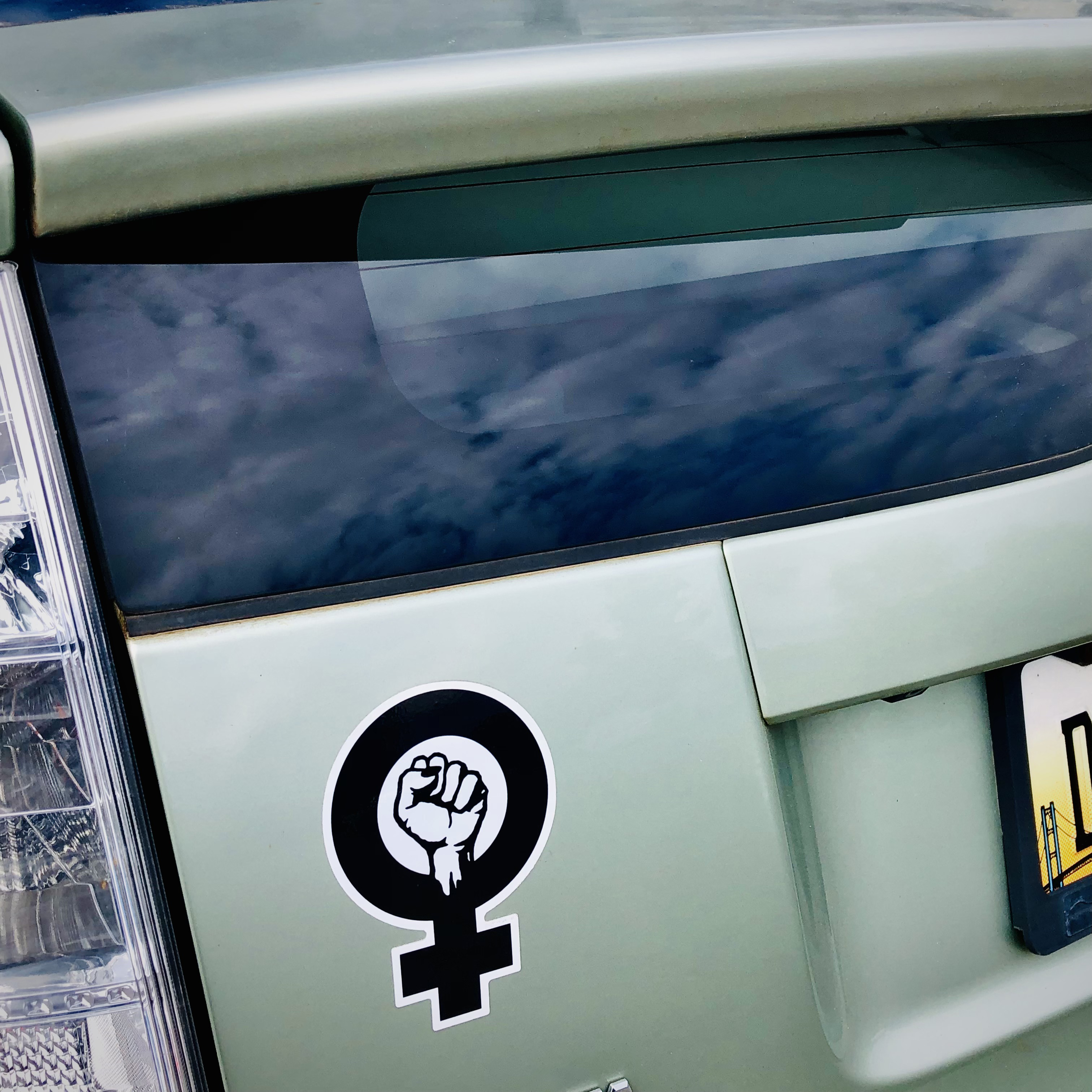 Stickered Car